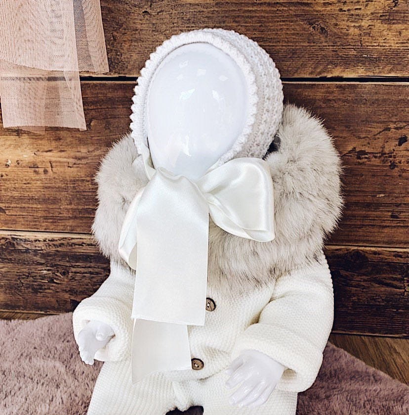 The Vintage Elizabeth Bonnet / Satin Ribbon