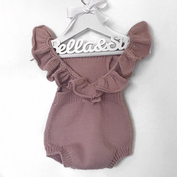 The Olive Ruffle Romper