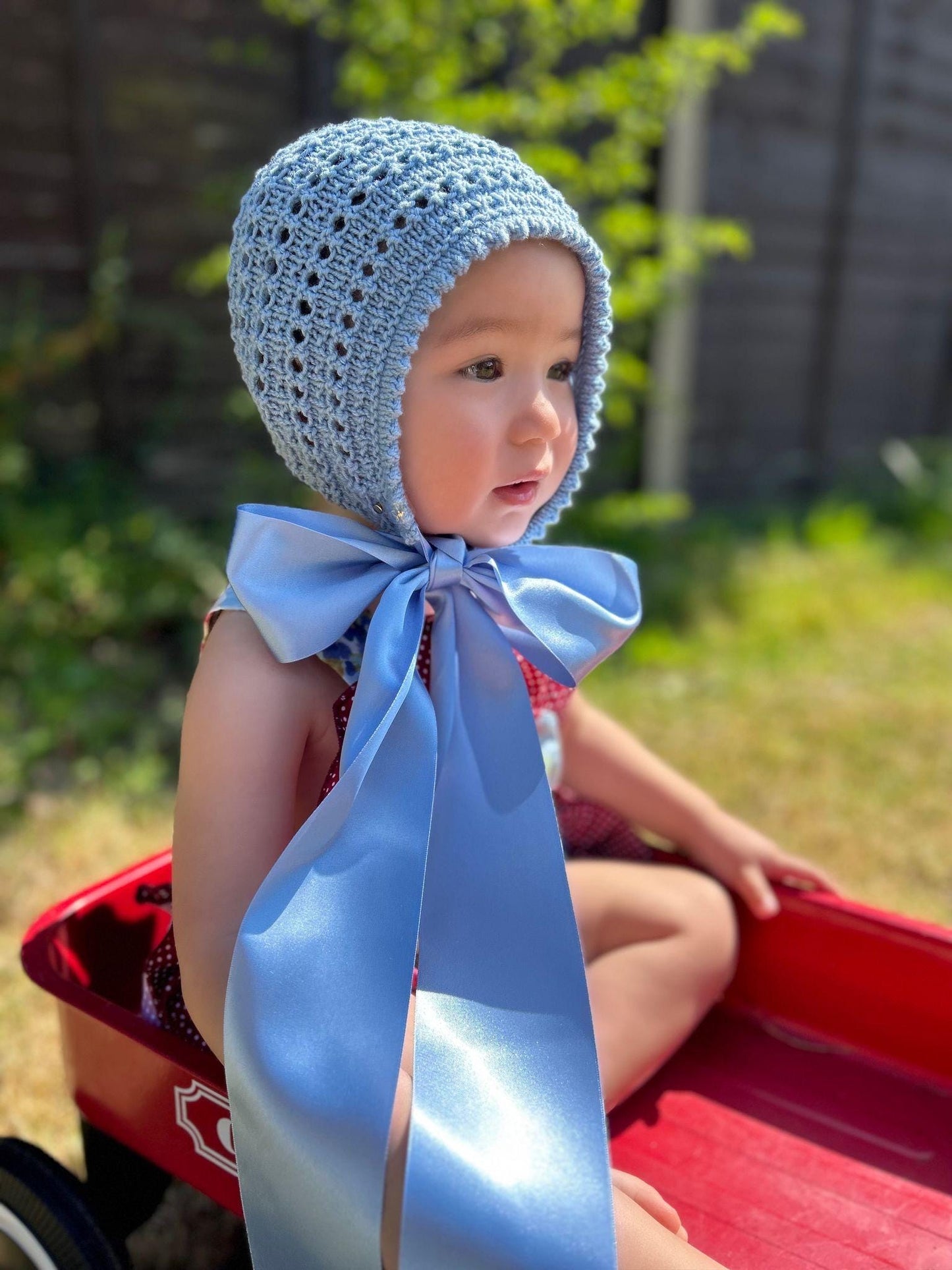 Blue Vintage Elizabeth Bonnet