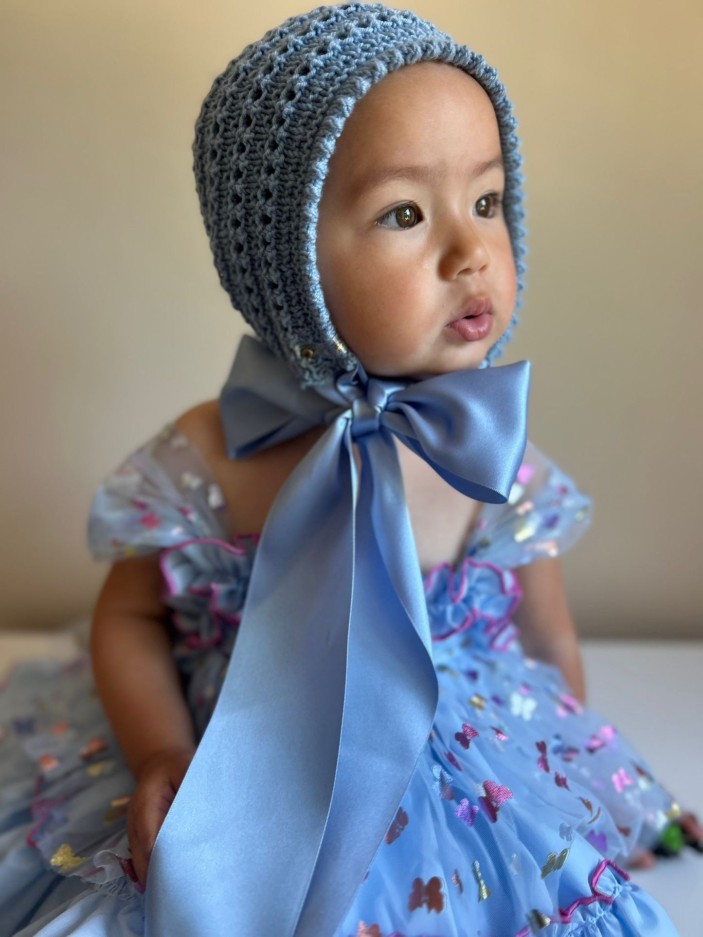 Blue Vintage Elizabeth Bonnet