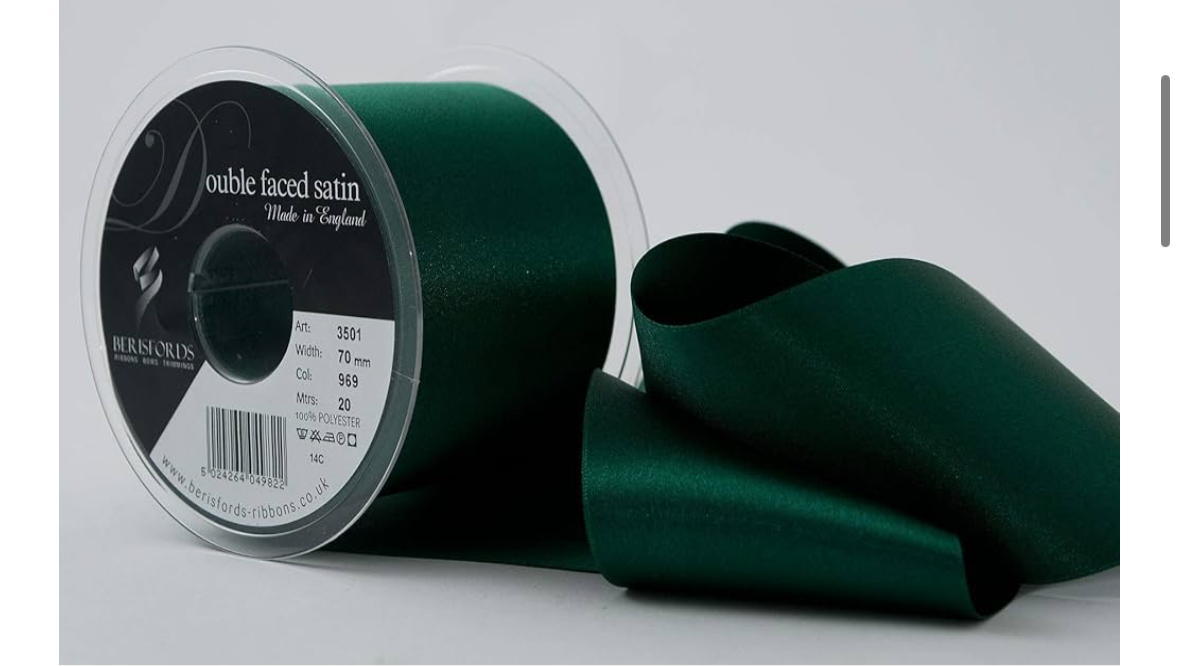 The Vintage Elizabeth Bonnet / Satin Ribbon - GREEN