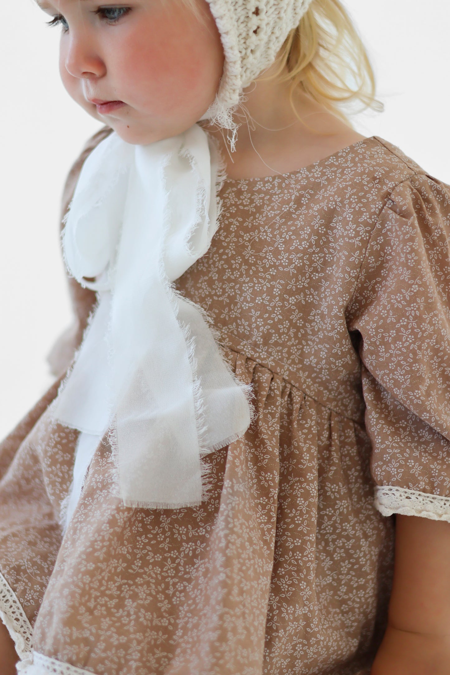 The Vintage Elizabeth Bonnet With Chiffon Ties