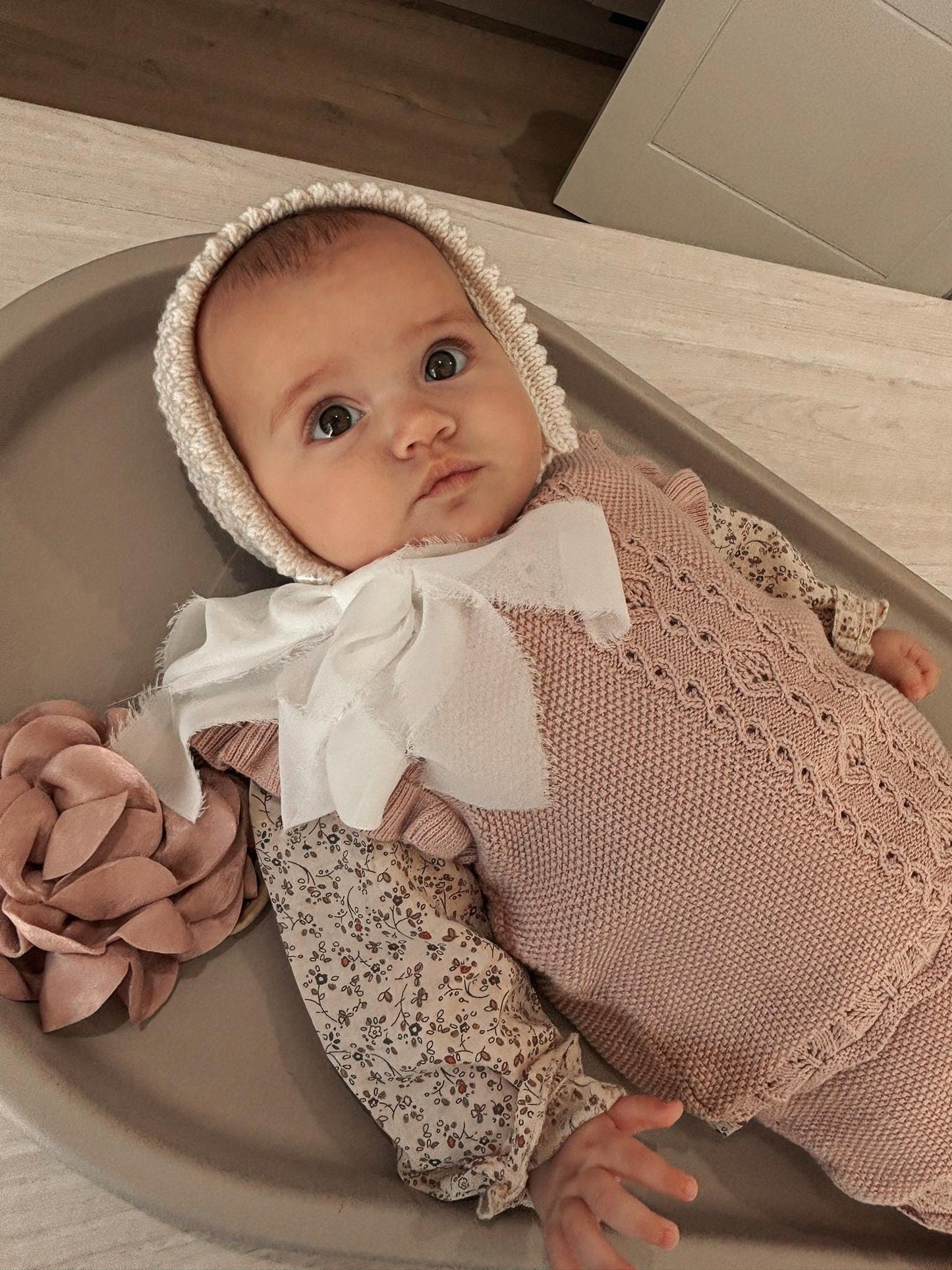 The Vintage Elizabeth Bonnet With Chiffon Ties