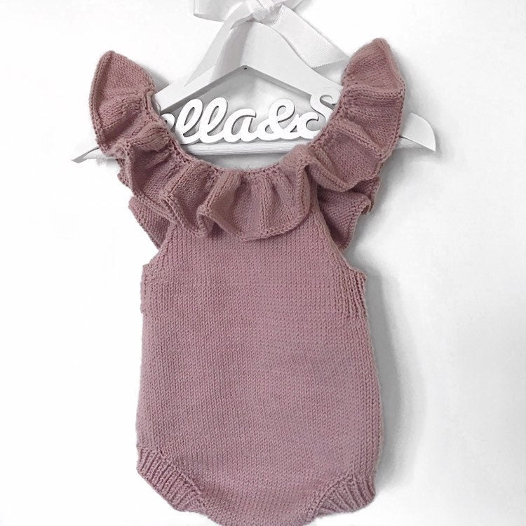 The Olive Ruffle Romper