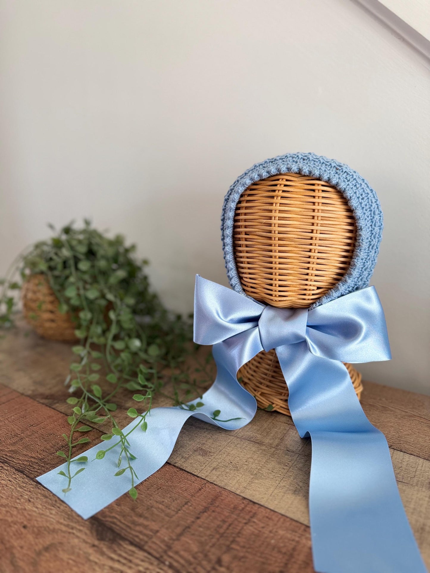 Blue Vintage Elizabeth Bonnet