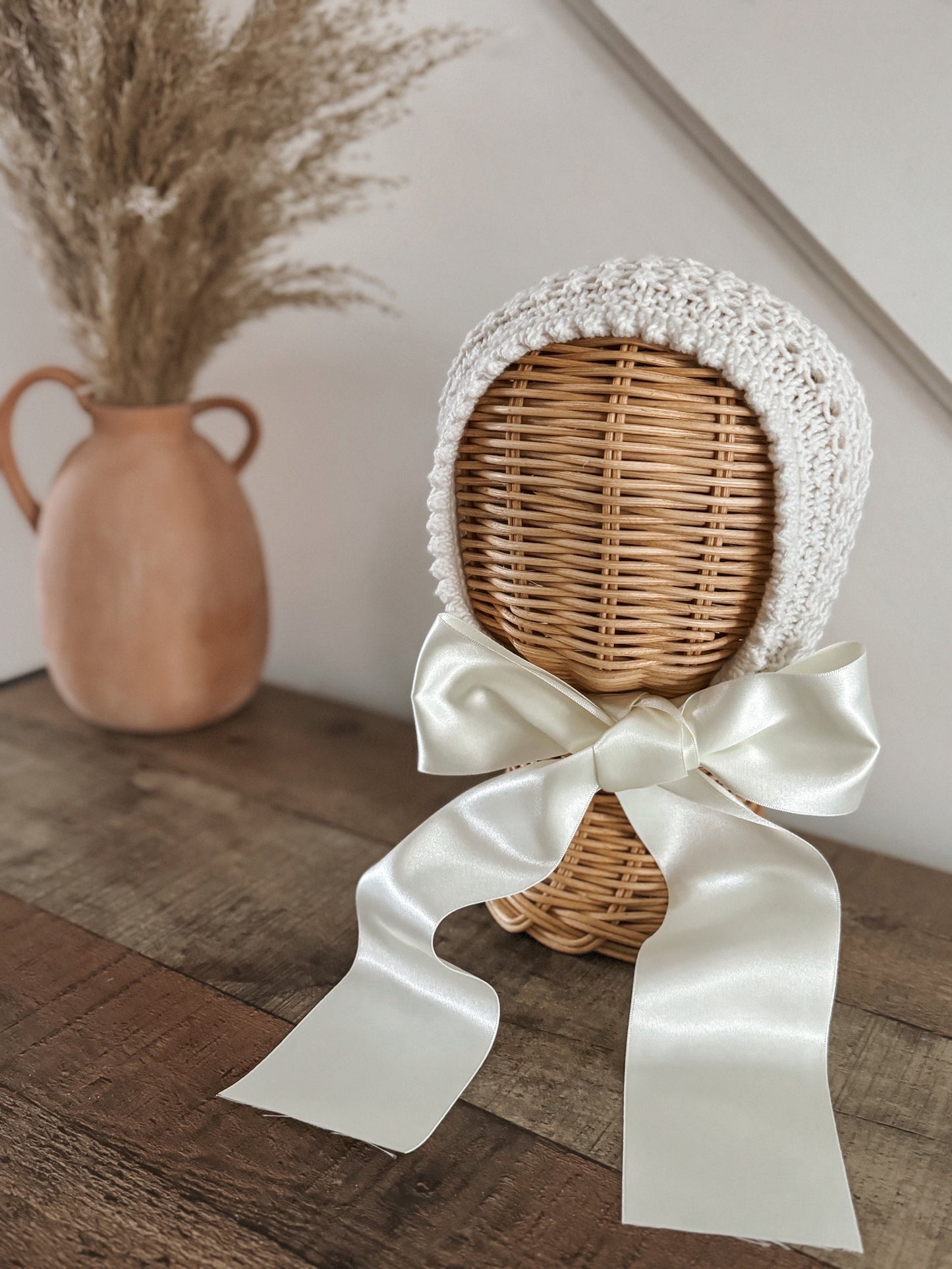 The Vintage Elizabeth Bonnet / Satin Ribbon