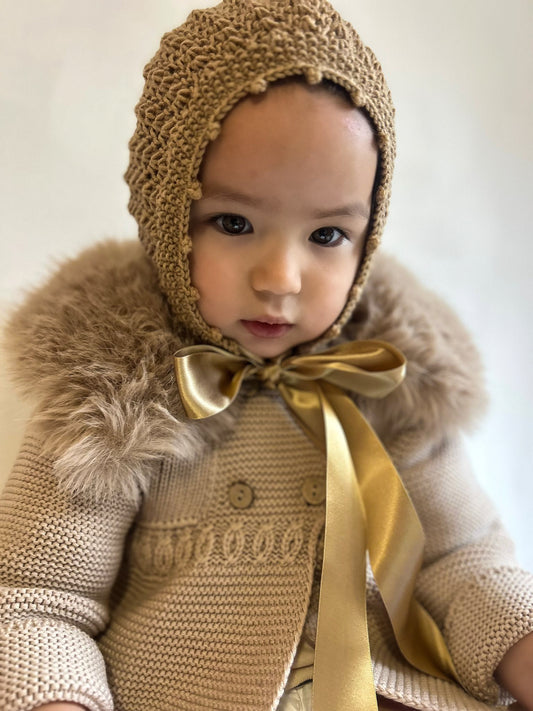 Exclusive Vintage Valencia Bonnet / Toasted Beige