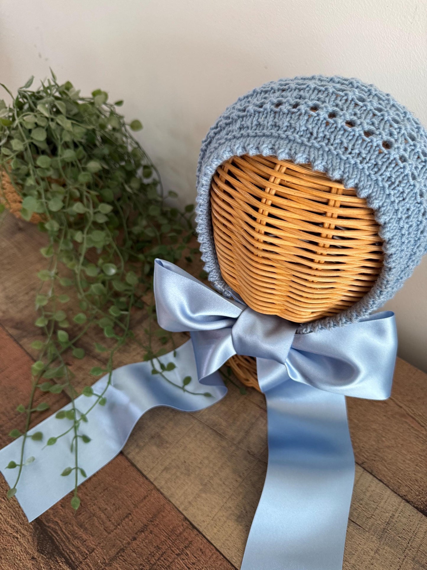 Blue Vintage Elizabeth Bonnet