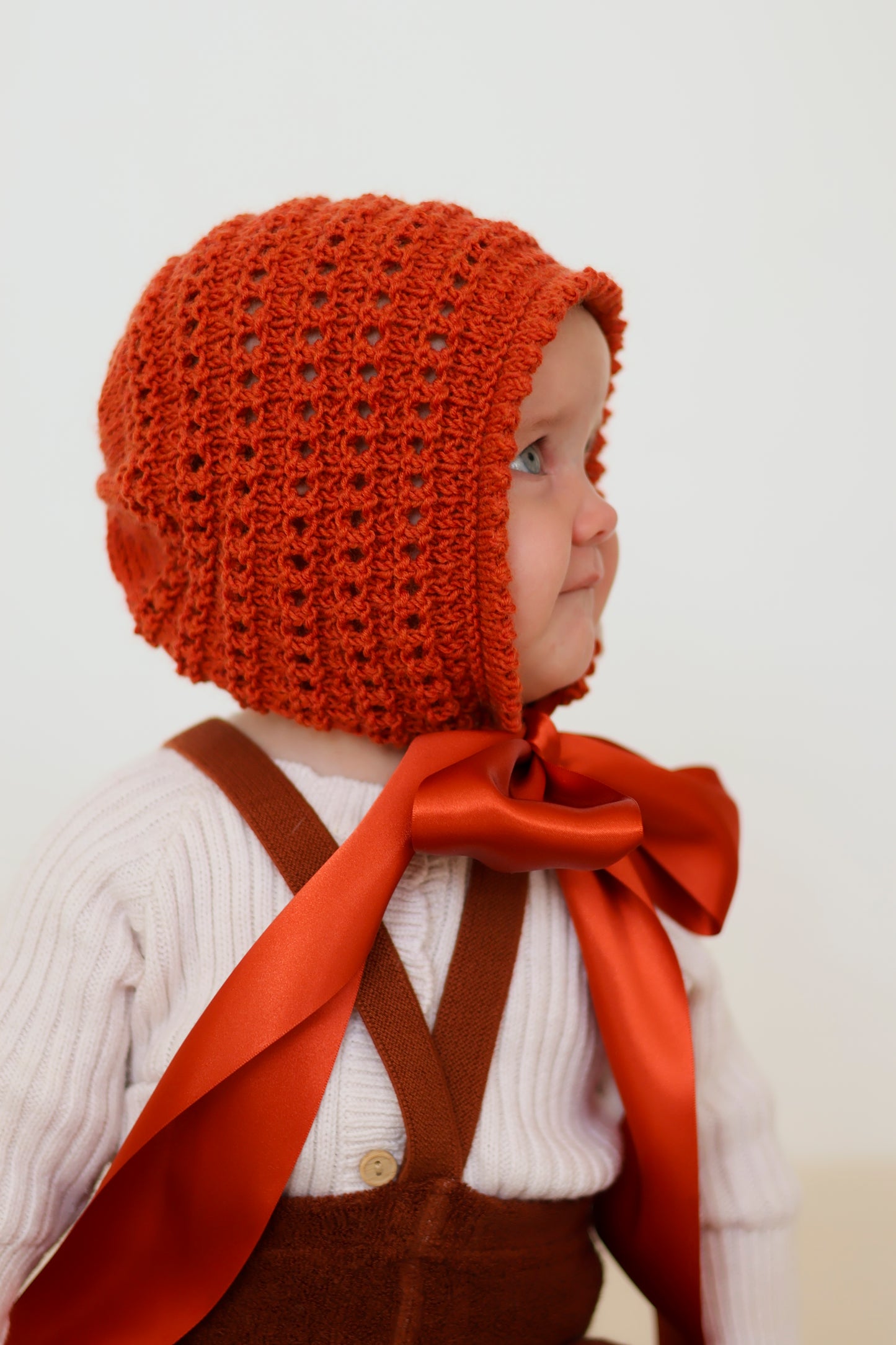 Pumpkin spice Vintage Elizabeth/Vintage Valencia Bonnet