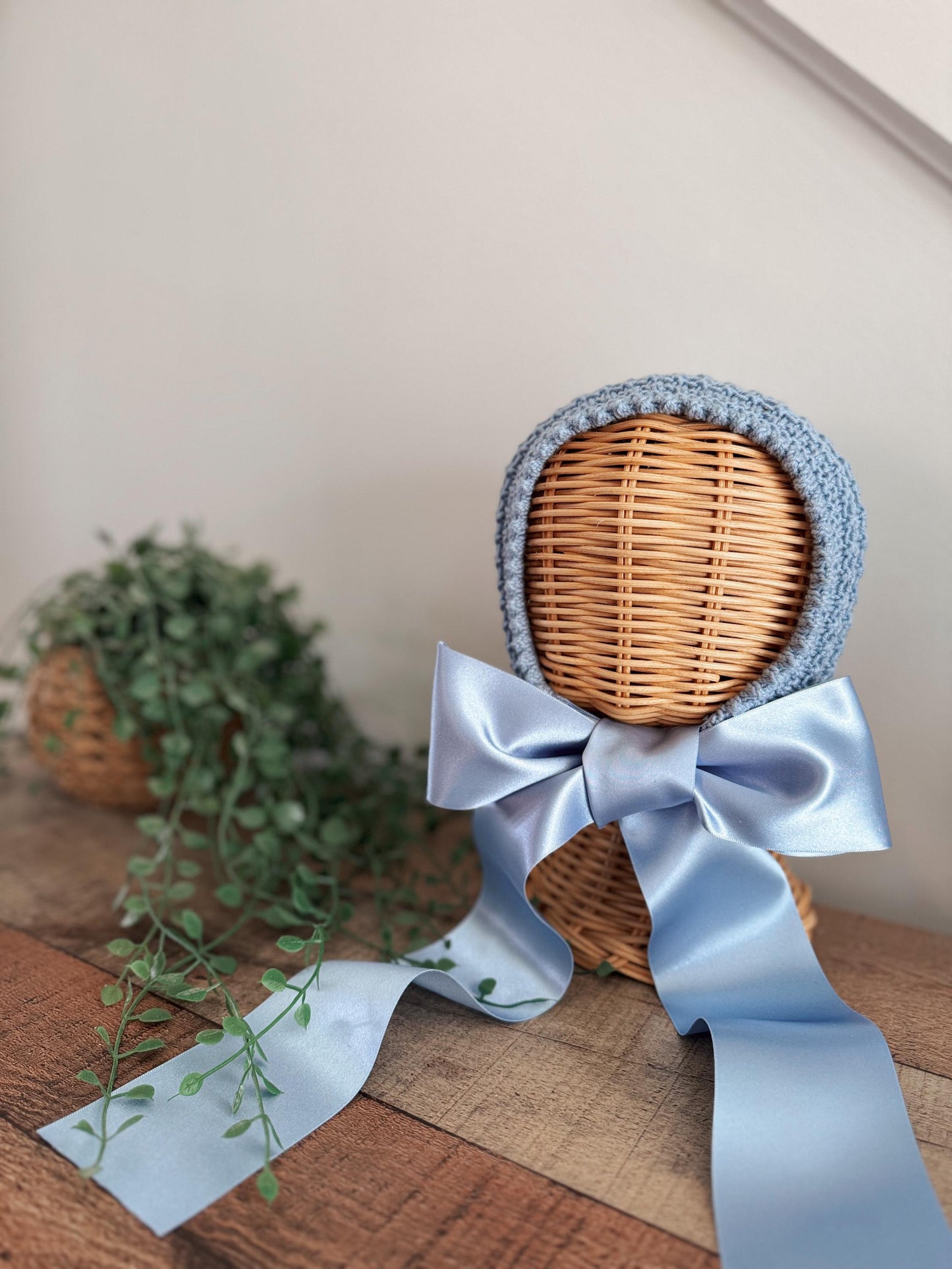 Blue Vintage Elizabeth Bonnet