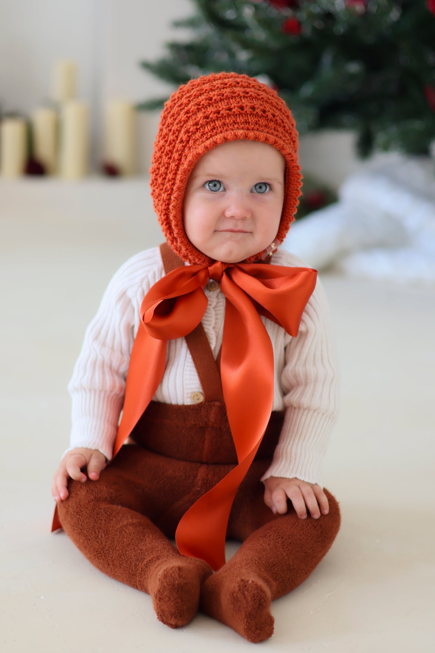 Pumpkin spice Vintage Elizabeth/Vintage Valencia Bonnet