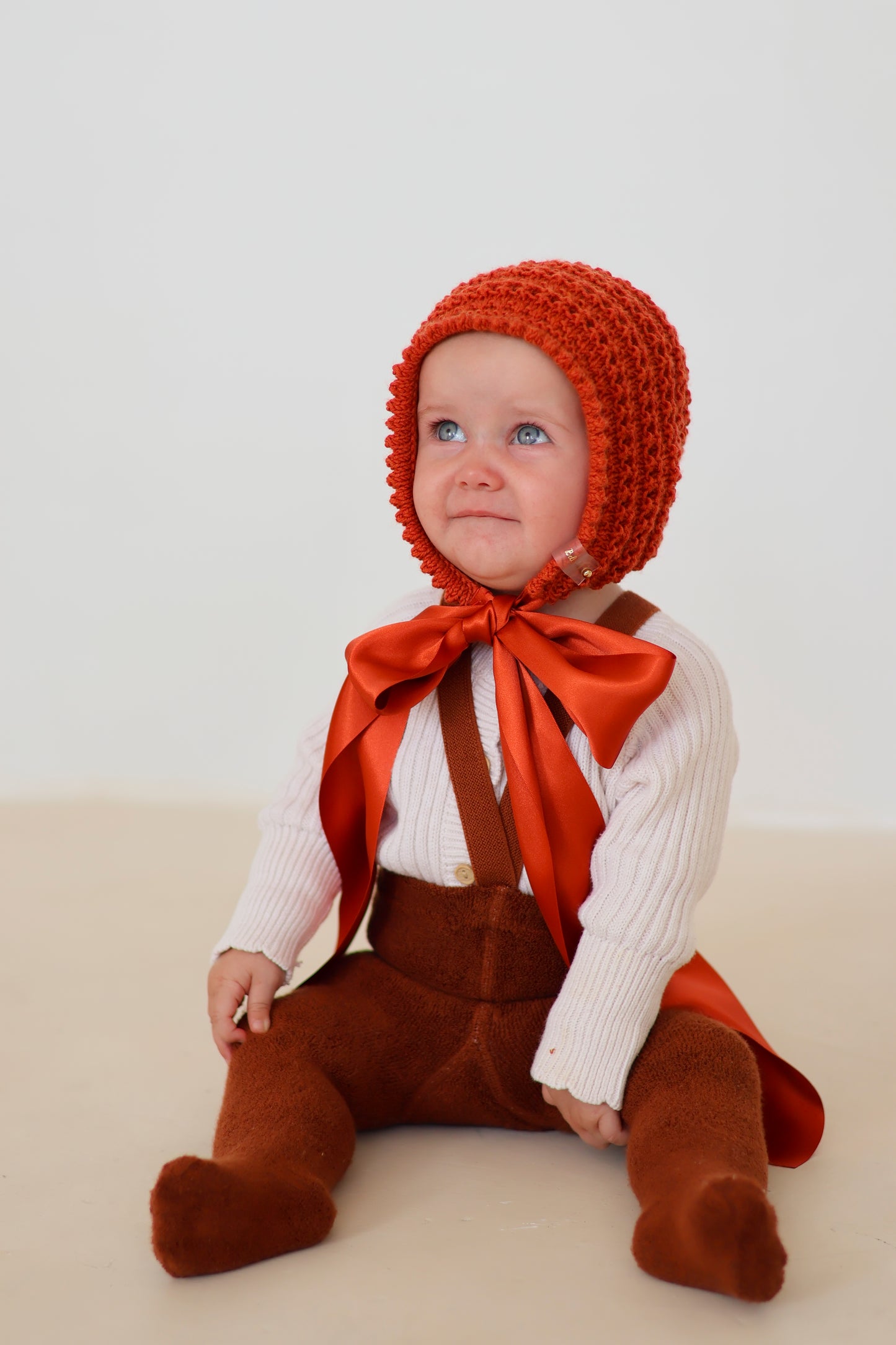Pumpkin spice Vintage Elizabeth/Vintage Valencia Bonnet