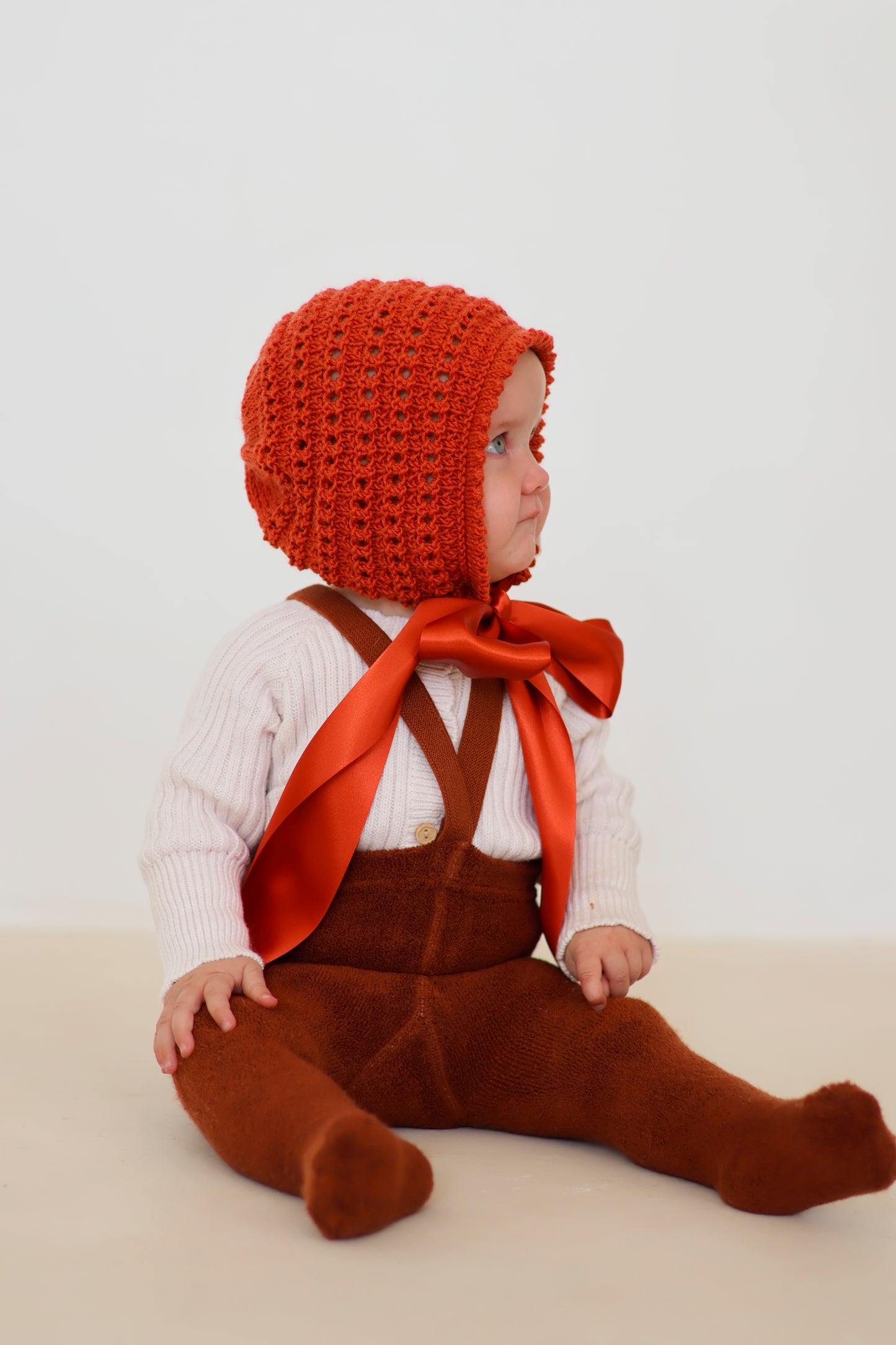 Pumpkin spice Vintage Elizabeth/Vintage Valencia Bonnet