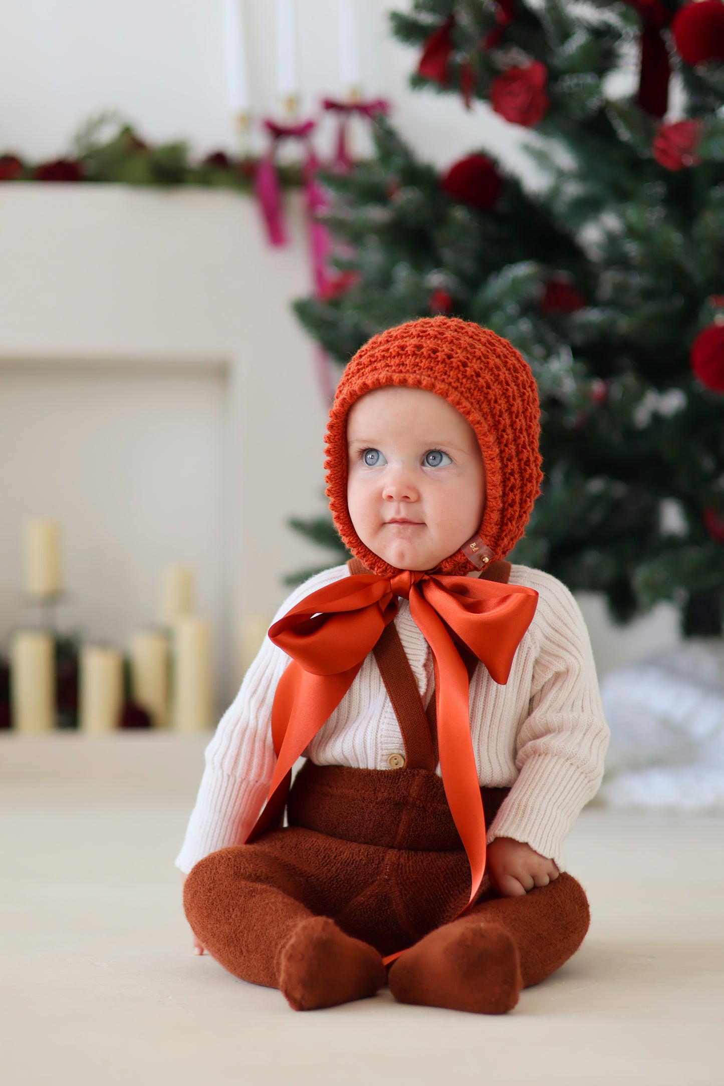 Pumpkin spice Vintage Elizabeth/Vintage Valencia Bonnet