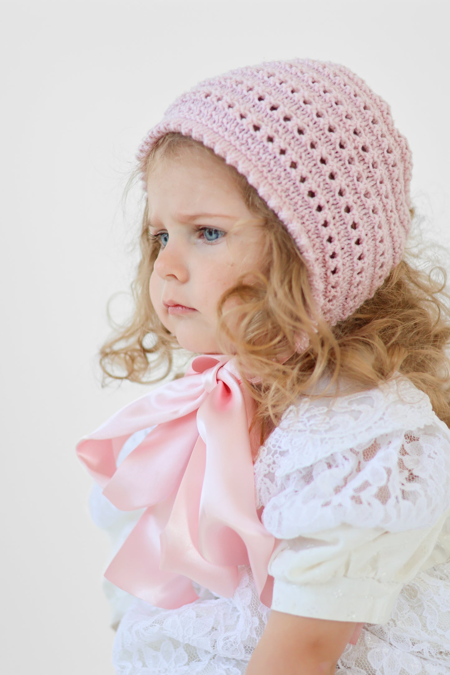 The Vintage Elizabeth Bonnet / Satin Ribbon