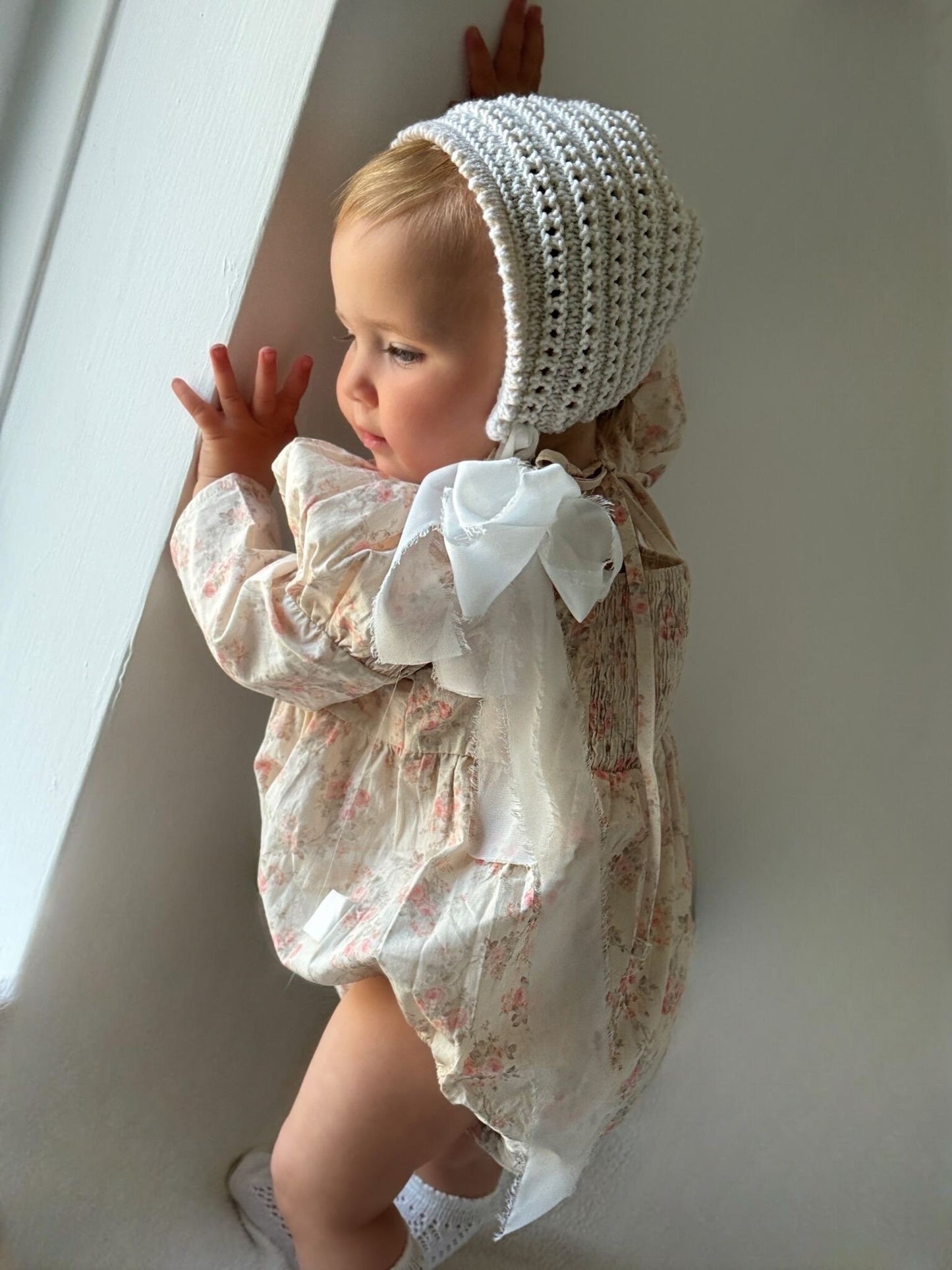 The Vintage Elizabeth Bonnet With Chiffon Ties