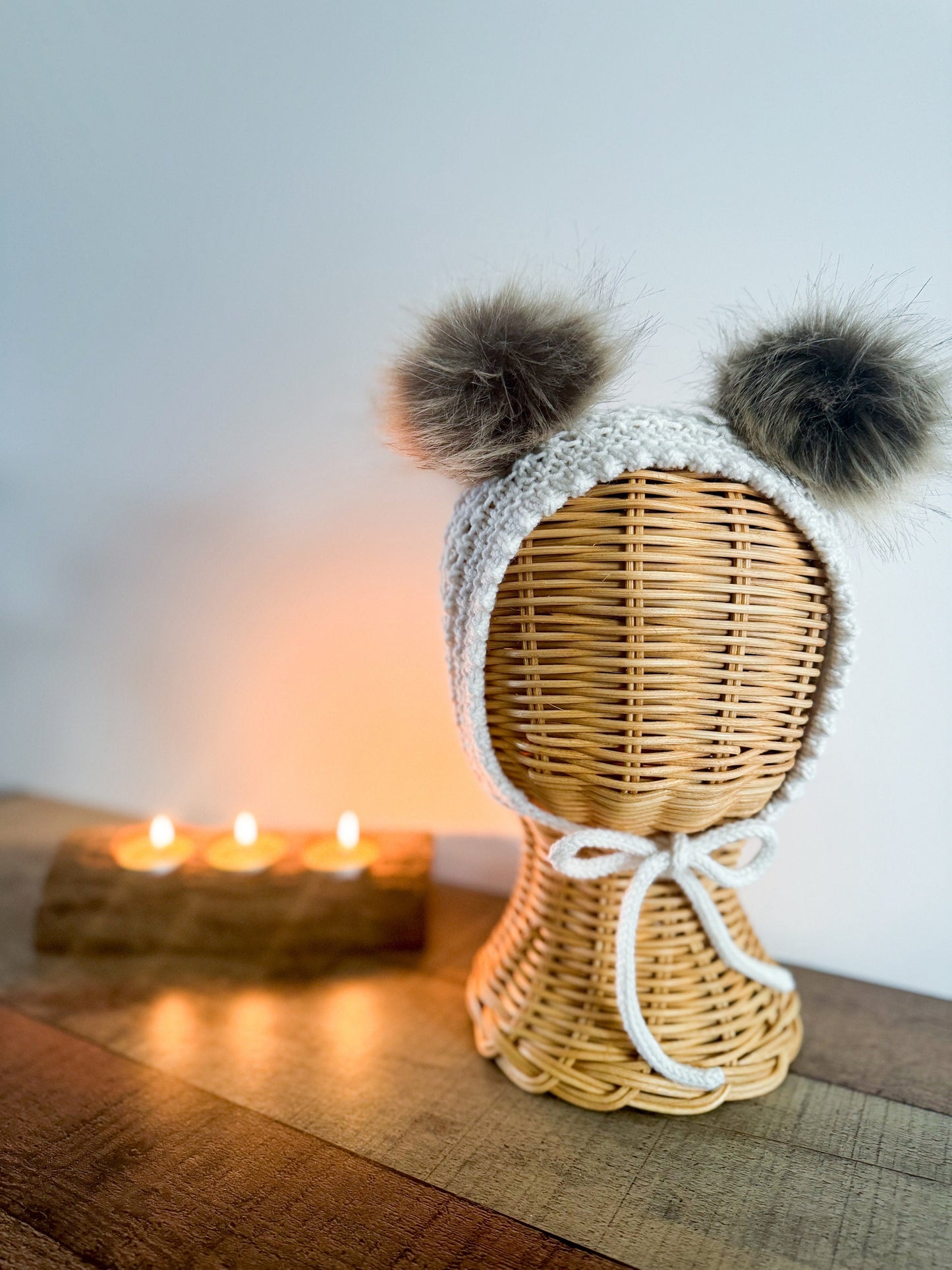 The Vintage Elizabeth Bonnet / Faux Poms