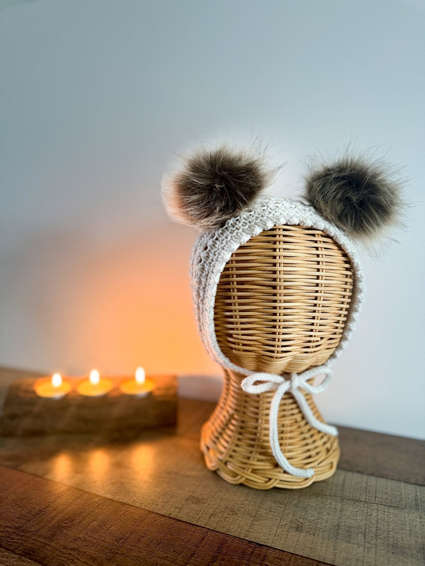 The Vintage Elizabeth Bonnet / Faux Poms