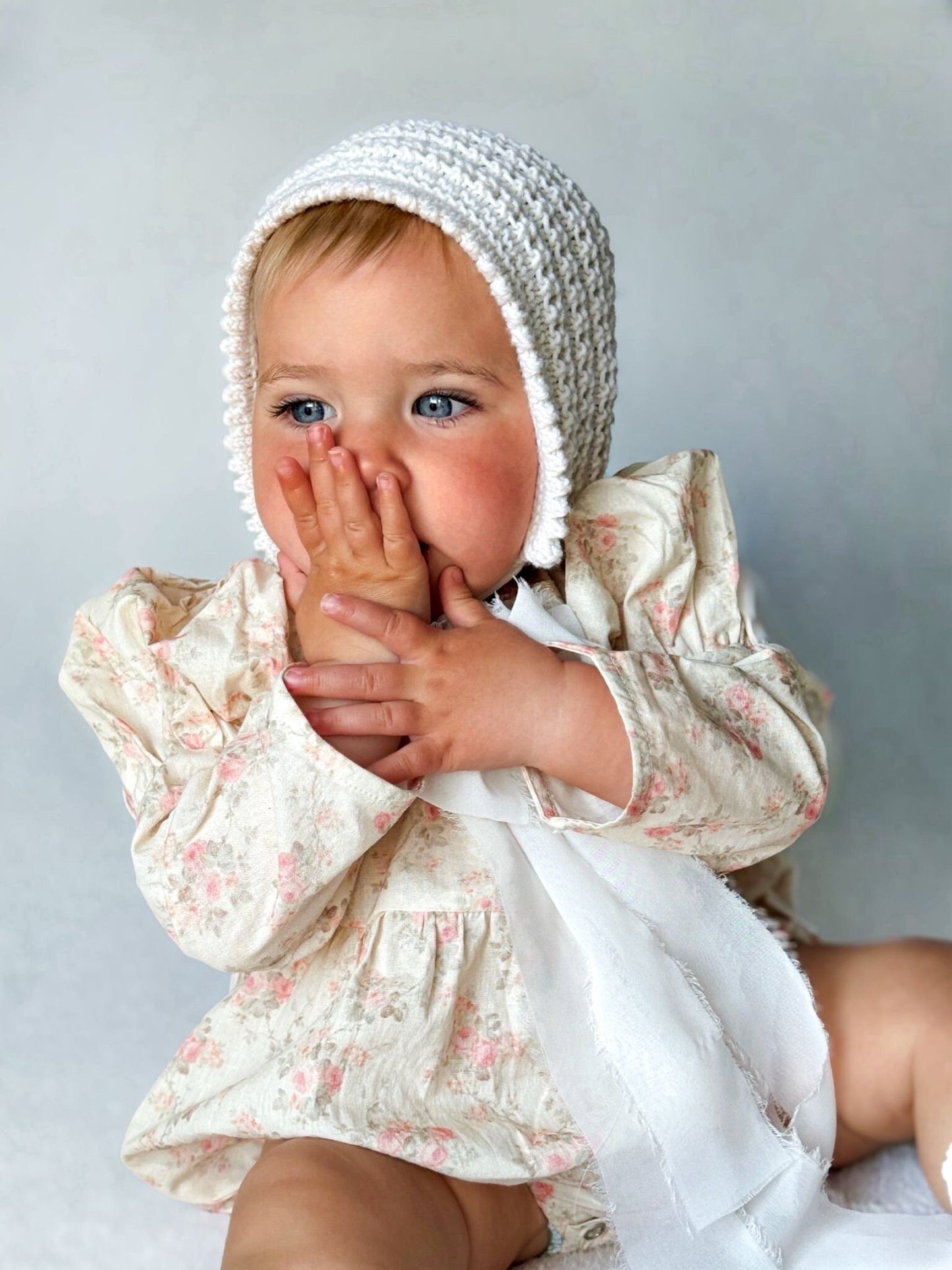 The Vintage Elizabeth Bonnet With Chiffon Ties